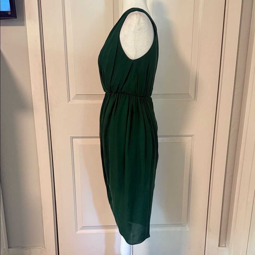 Alice + Olivia Deep Green Midi Dress - Picture 2 of 4